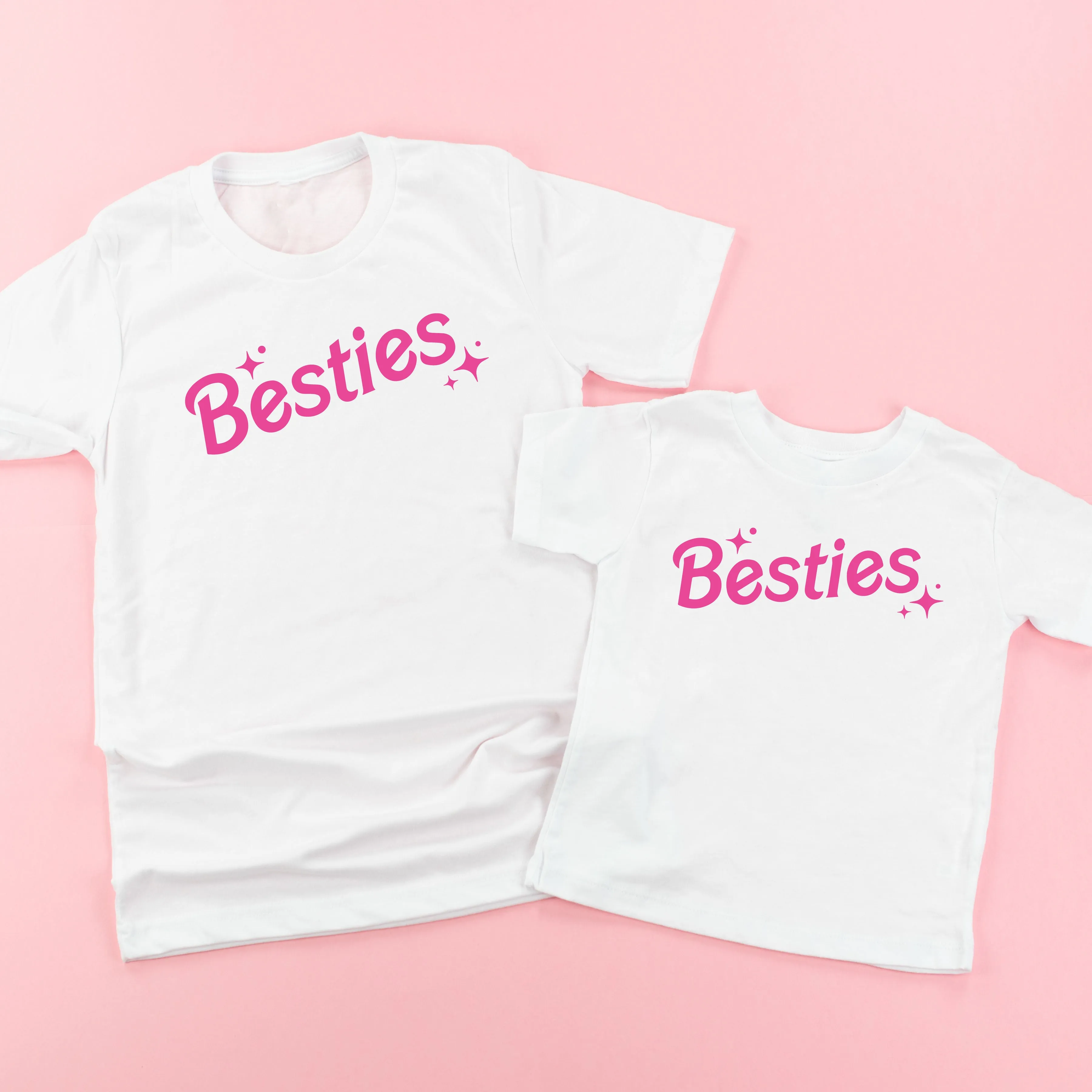 Besties (Barbie Party) - Set of 2 Tees