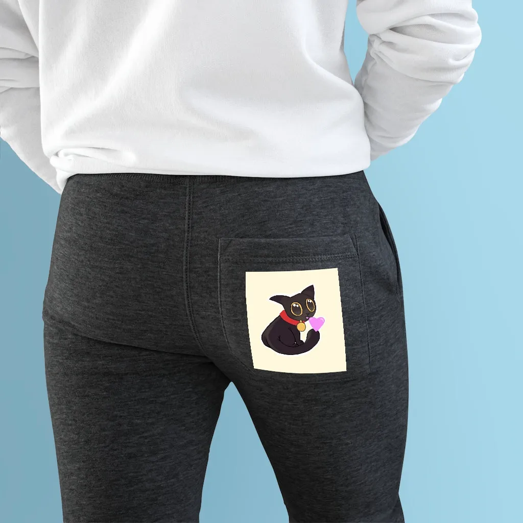 Black Kitty Premium Fleece Joggers