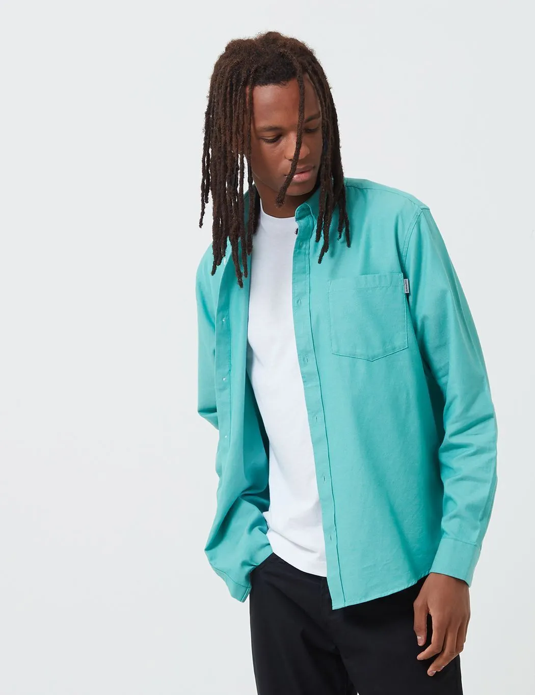 Carhartt-WIP Dalton Shirt (Heavy Rinsed) - Yoda Green