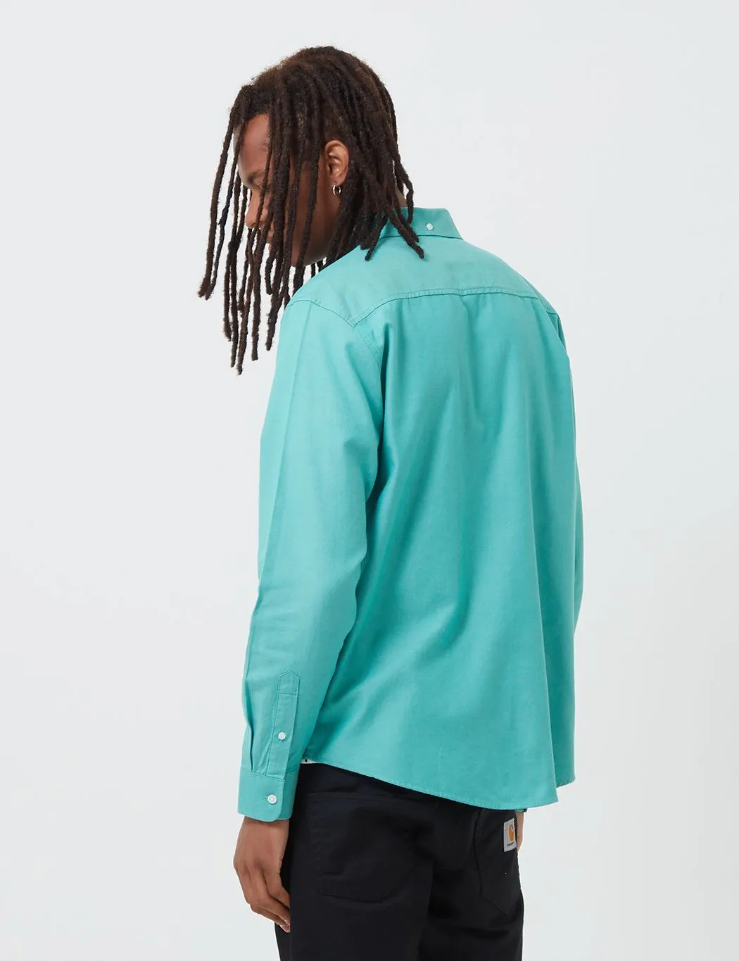 Carhartt-WIP Dalton Shirt (Heavy Rinsed) - Yoda Green