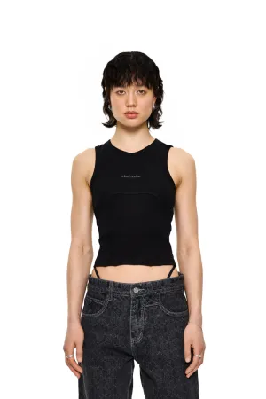 CC Anatomy Tanktop Cropped Black