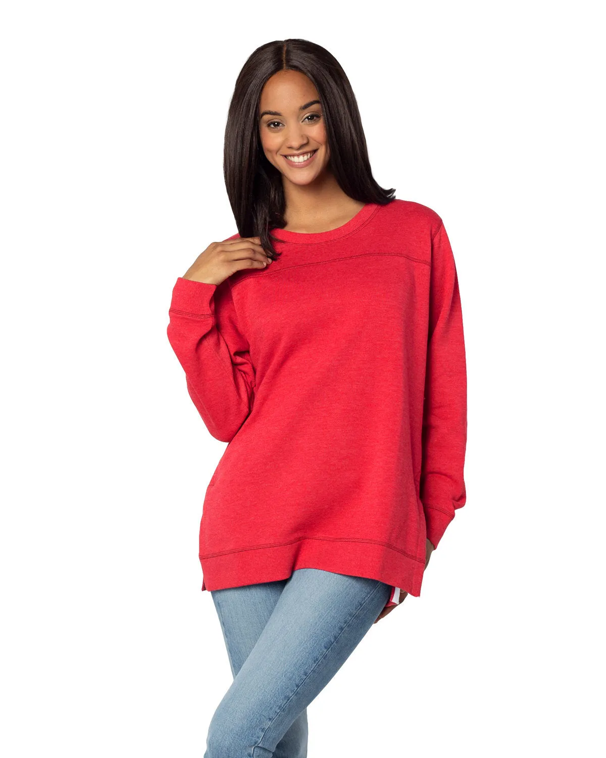 Chicka-d Ladies' Bato Basics Fleece Tunic