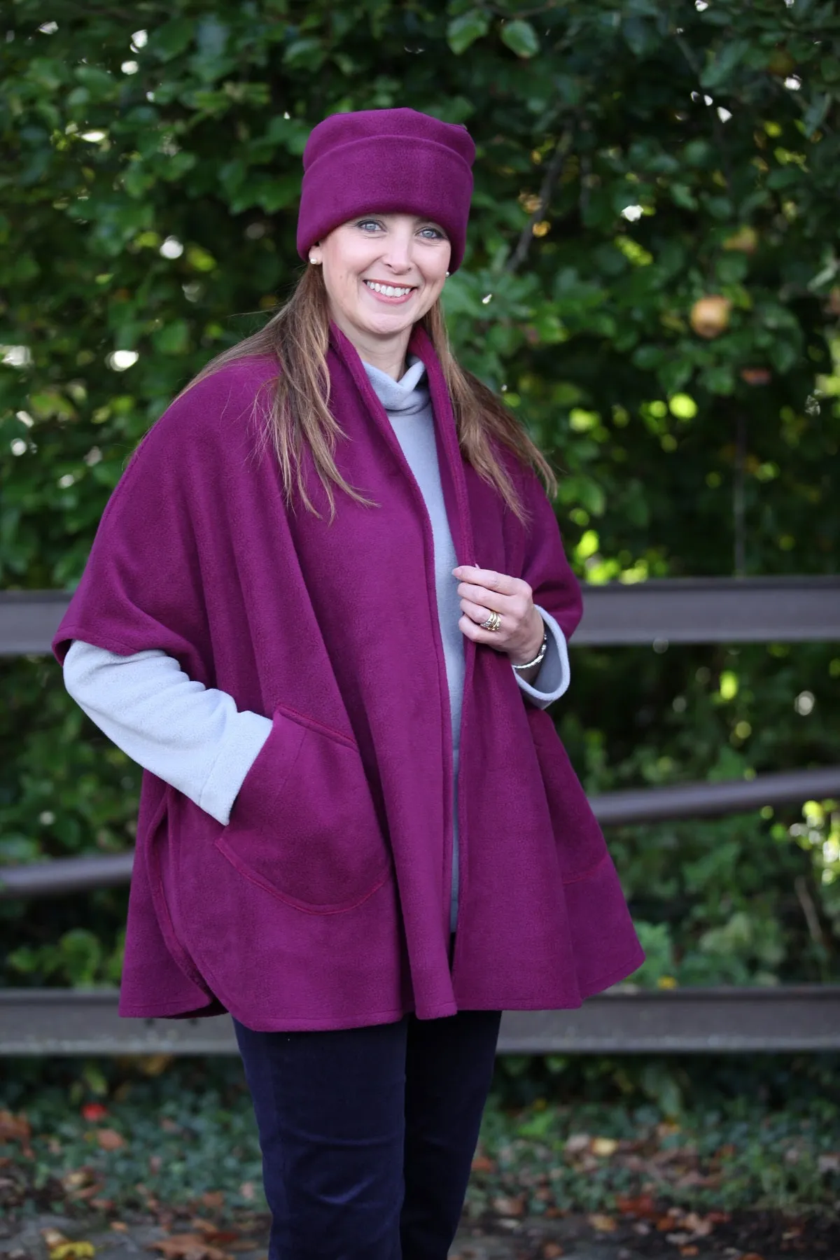 Classic Fleece Cape in 4 Colours