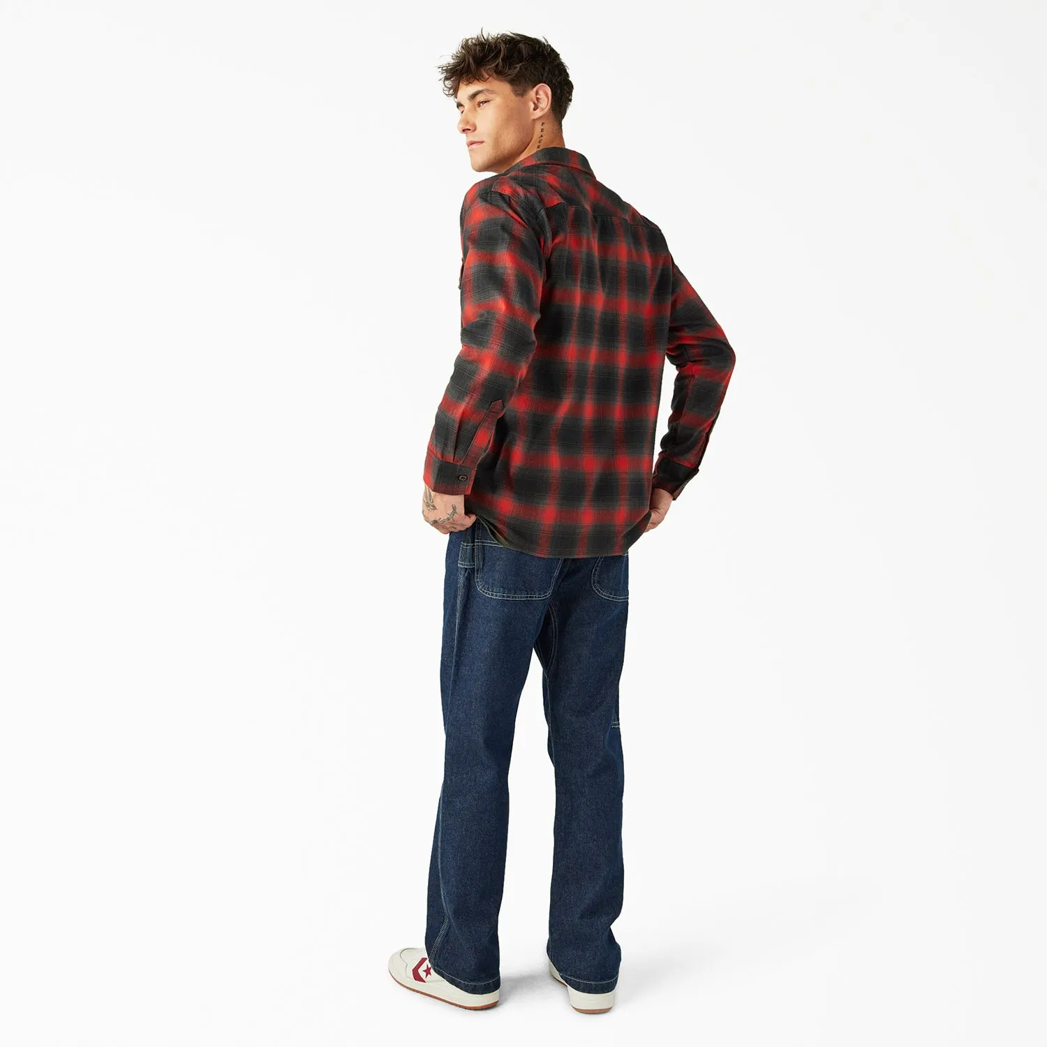 Dickies X Spitfire Woven Plaid Flannel Shirt