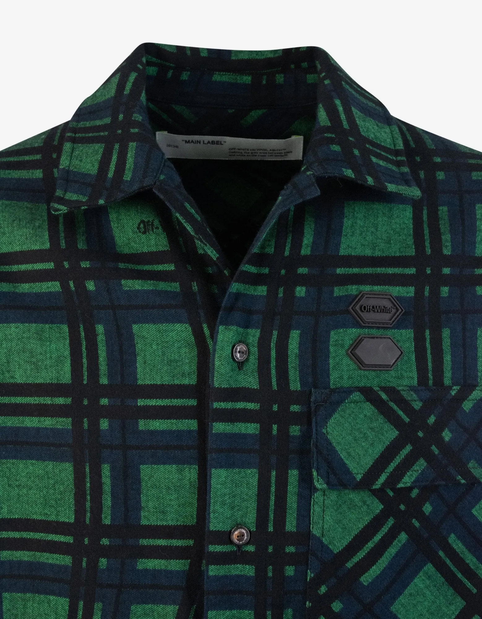 Green & Black Flannel Check Shirt