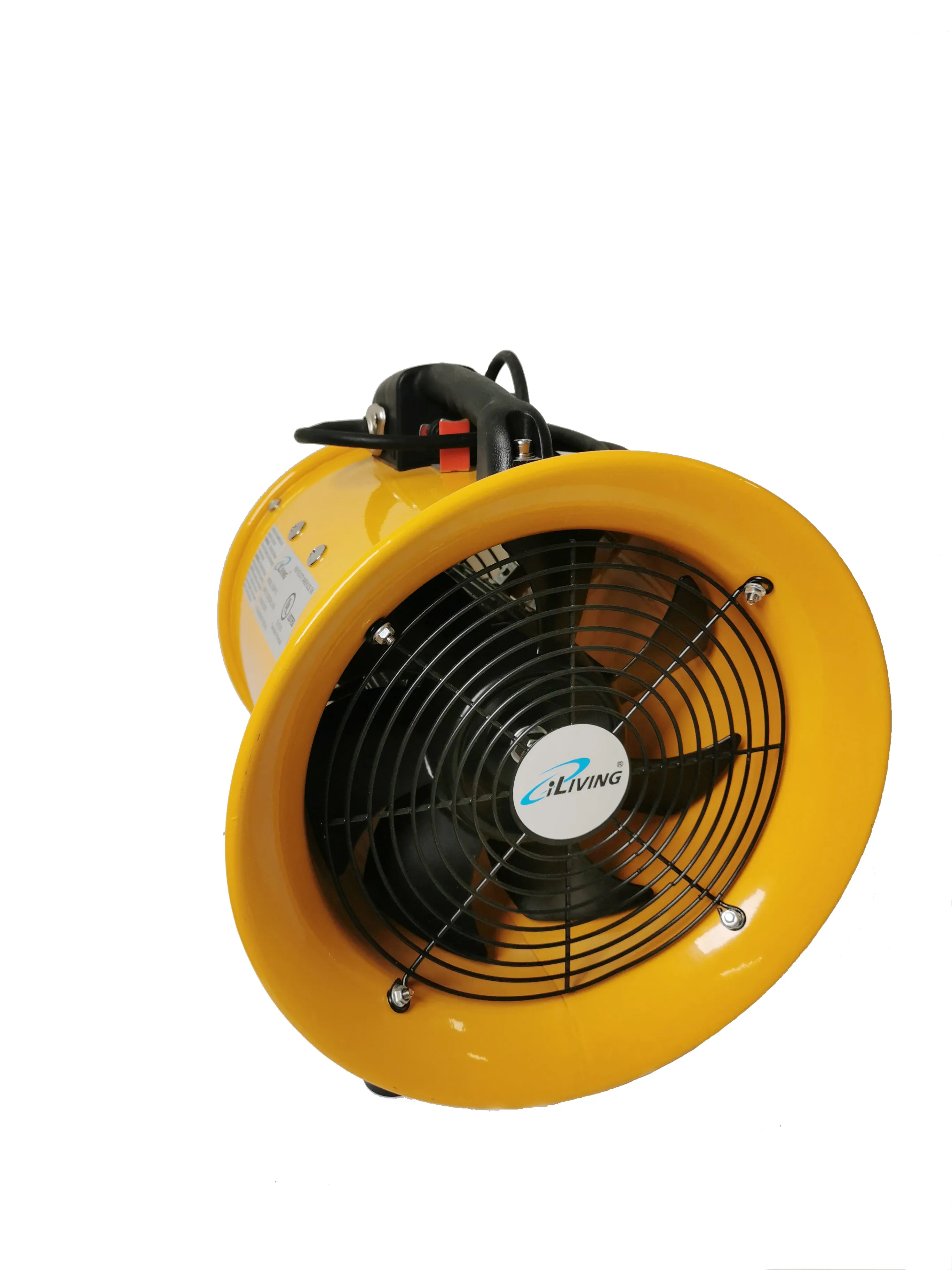 iLIVING - ILG8VF10 Utility High Velocity Blower, Fume Extractor, Portable Exhaust and Ventilator Fan, Air Ventilation with 1942 CFM, 3450 RPM (10 Inch)