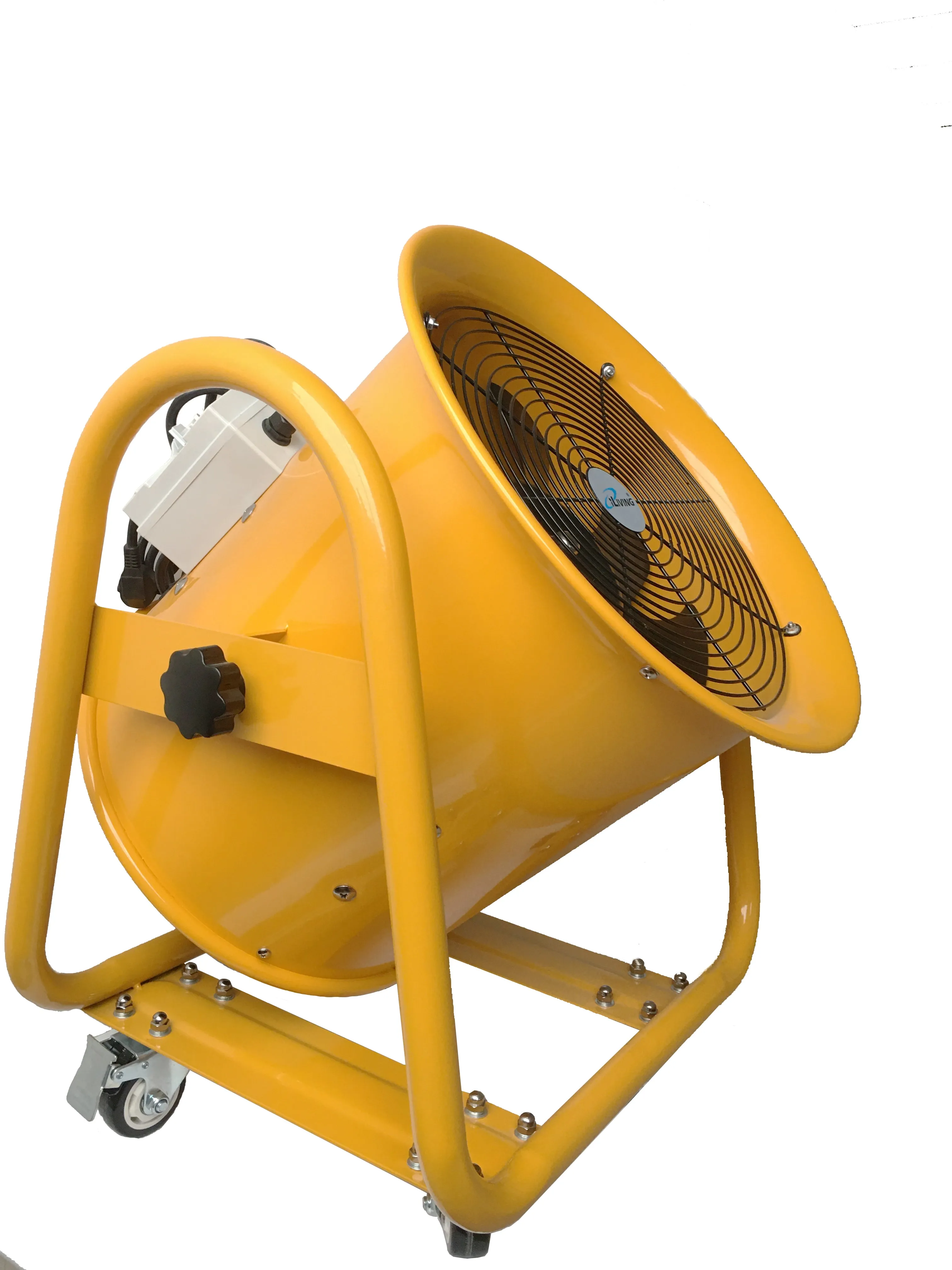 iLIVING - ILG8VF20 Utility High Velocity Blower, Fume Extractor, Portable Exhaust and Ventilator Fan, Air Ventilation with 6180 CFM, 1720 RPM (20 Inch)