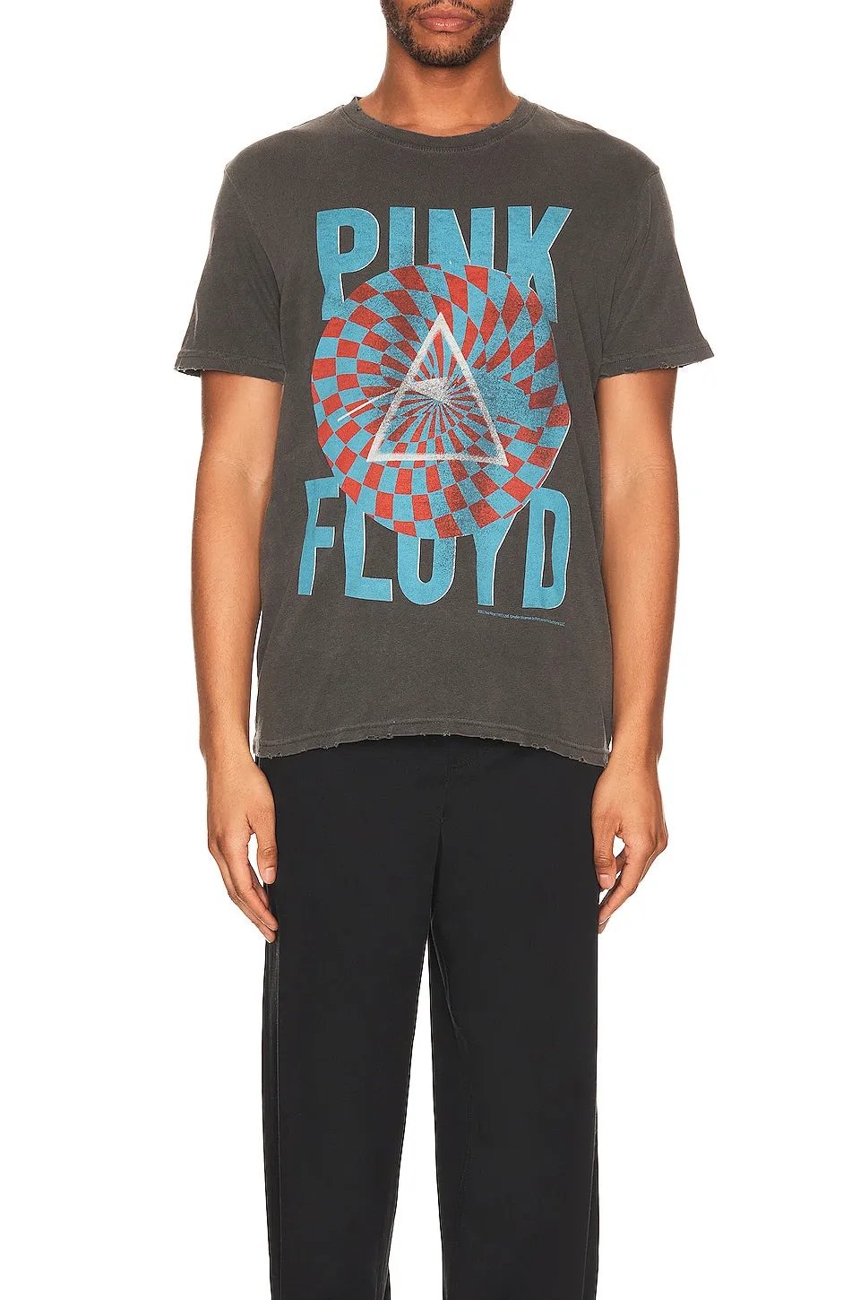 Junk Food Pink Floyd Circle Pattern Tee - VINTAGE BLACK