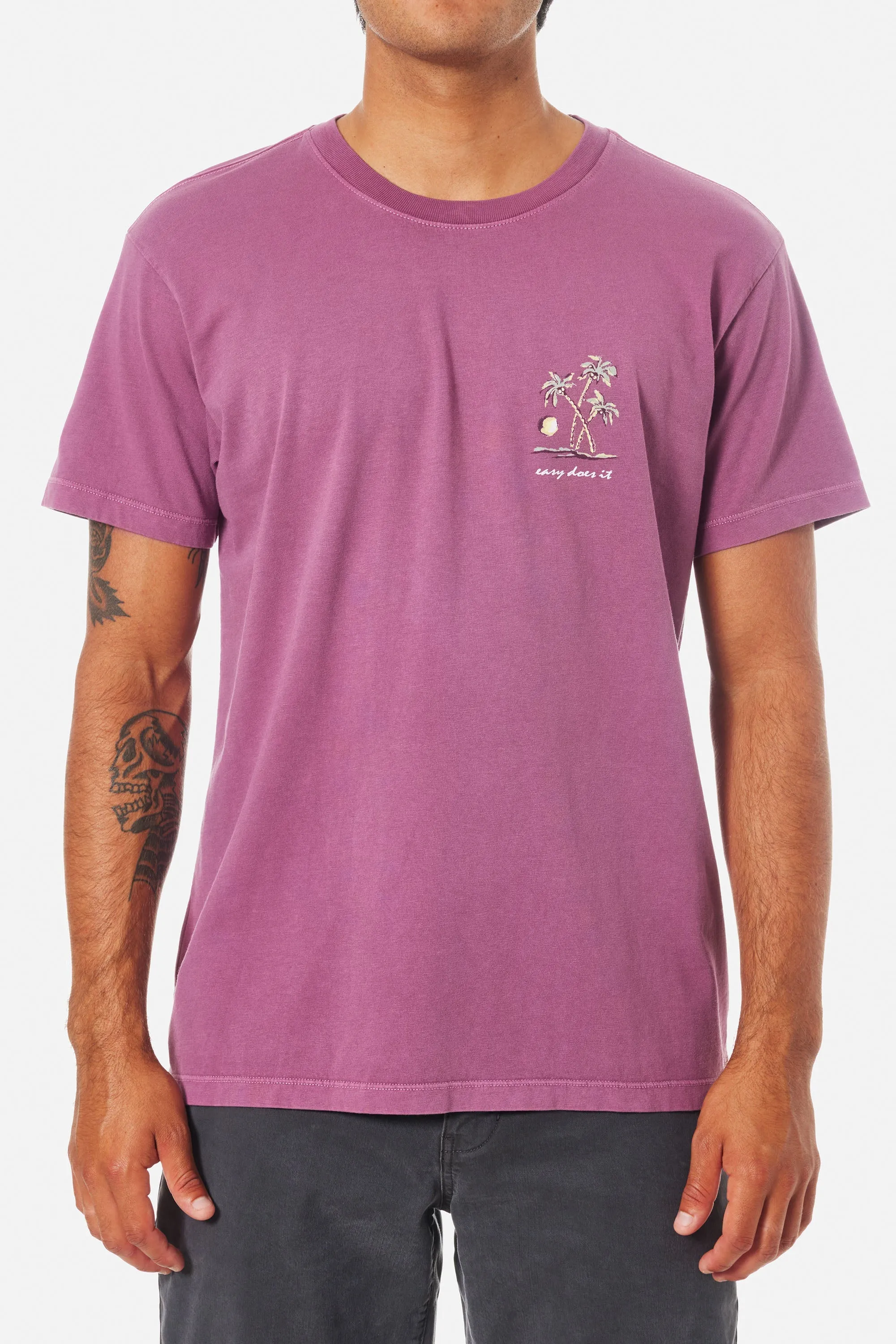 KATIN ARUBA TEE - KELP RED SAND WASH