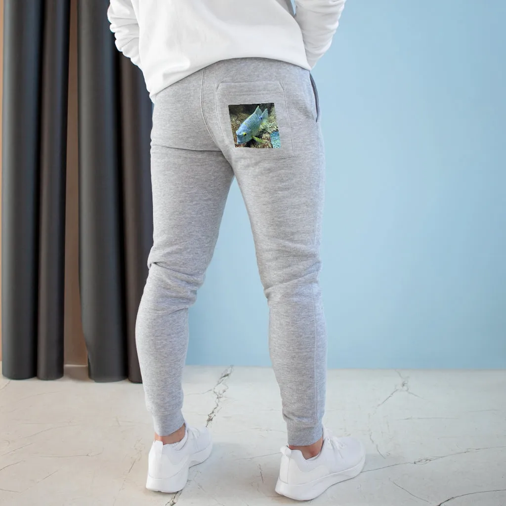 Light Blue Fish Premium Fleece Joggers