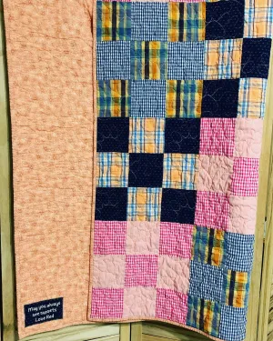 Memory Quilt - Throw Size - 50" x 60" - Custom Order