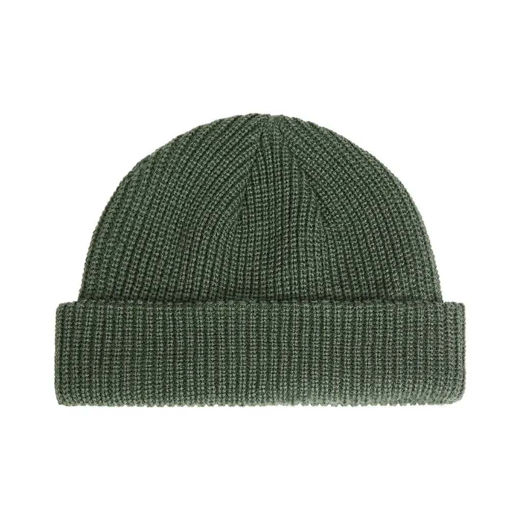 MILITARY GREEN FISHERMAN BEANIE