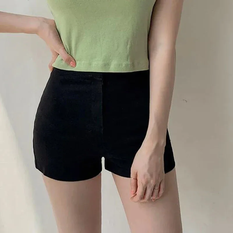 New Waist Summer Slim Streetwear Fashion High Casual Stretch Short