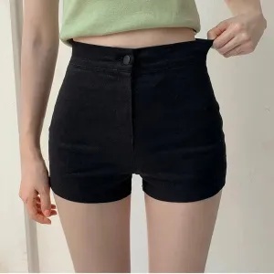 New Waist Summer Slim Streetwear Fashion High Casual Stretch Short