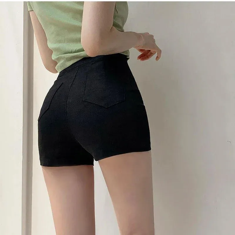 New Waist Summer Slim Streetwear Fashion High Casual Stretch Short