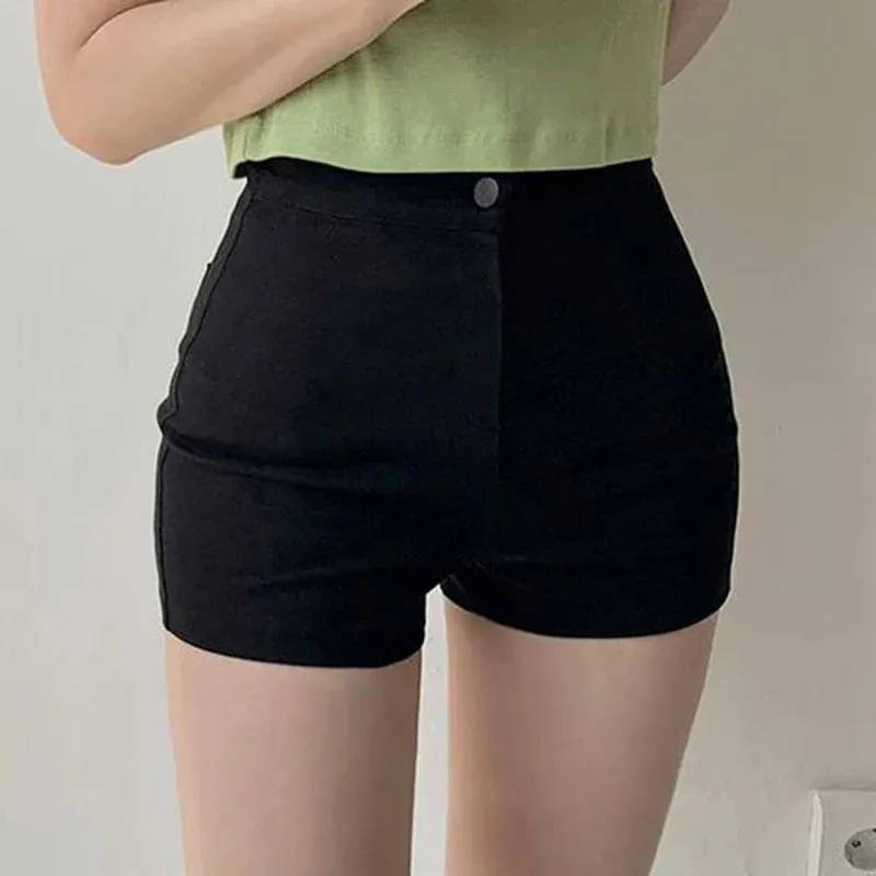 New Waist Summer Slim Streetwear Fashion High Casual Stretch Short