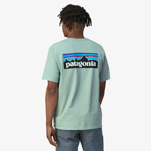 Patagonia Men's P-6 Logo Responsibili-Tee - Wispy Green