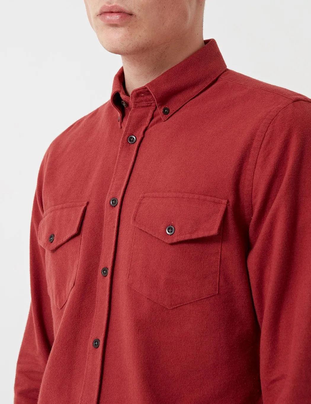 Portuguese Flannel Campo Shirt - Red