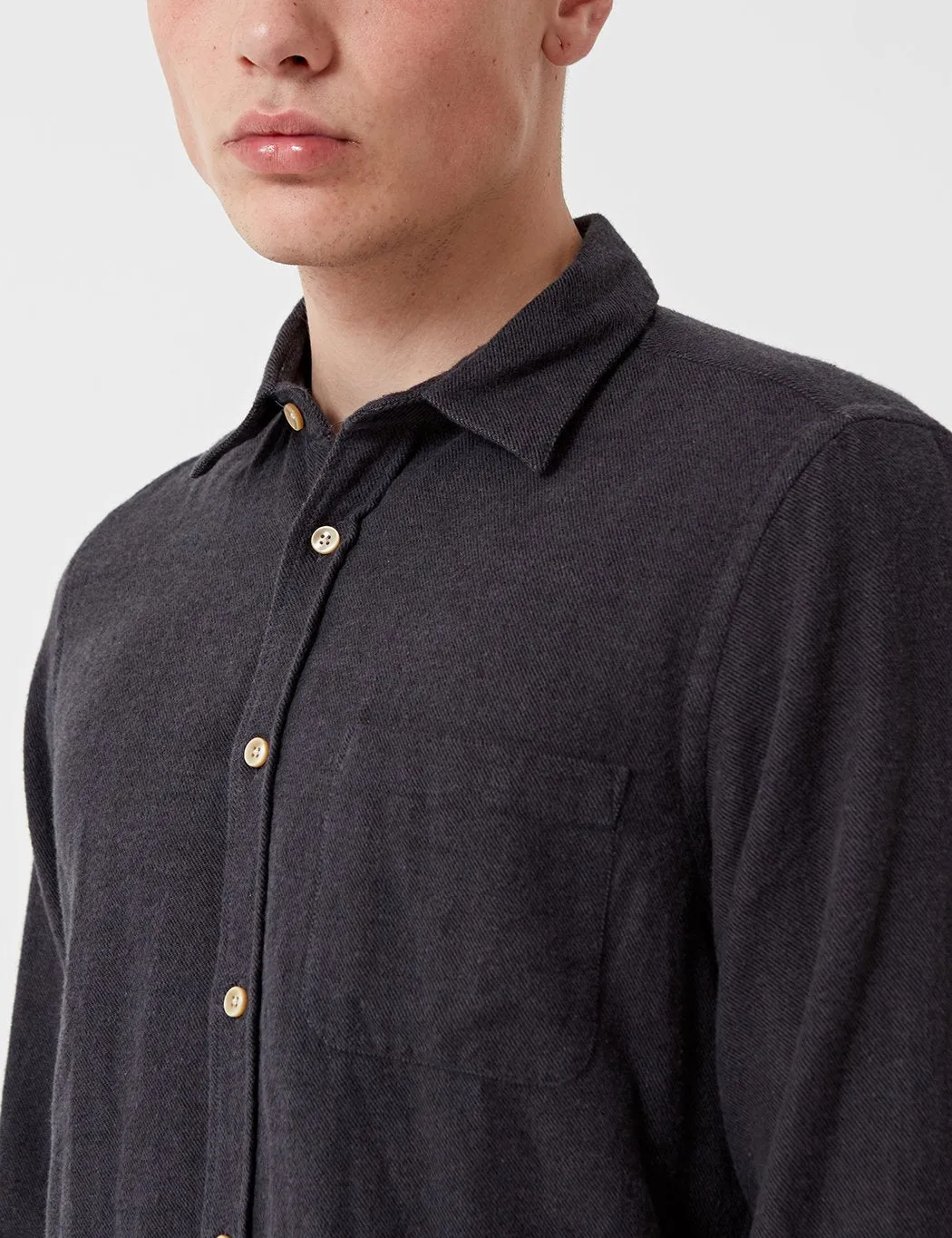 Portuguese Flannel Teca Shirt - Grey