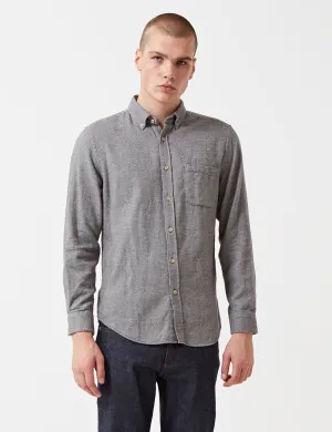 Portuguese Flannel Teca Shirt - Light Grey