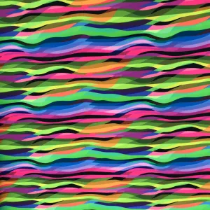 Printed Poly Spandex - Digital Print Matte - Licorice Allsorts