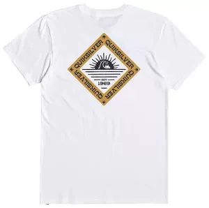 Quiksilver West Wind Short Sleeve T-Shirt - WHITE