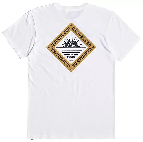 Quiksilver West Wind Short Sleeve T-Shirt - WHITE