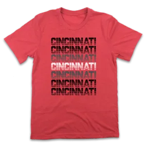 Red & Black Cincinnati Retro