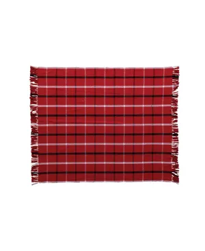 Red Plaid Blanket