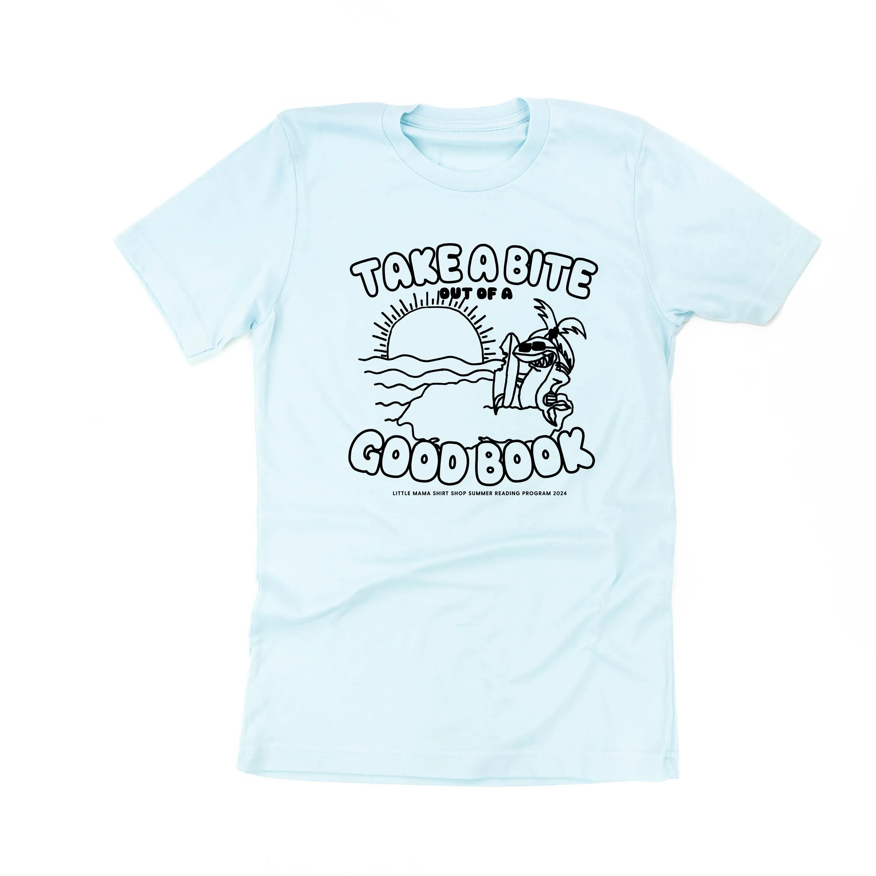 Take A Bite Out of A Good Book - Summer Reading Program 2024 - Unisex Tee