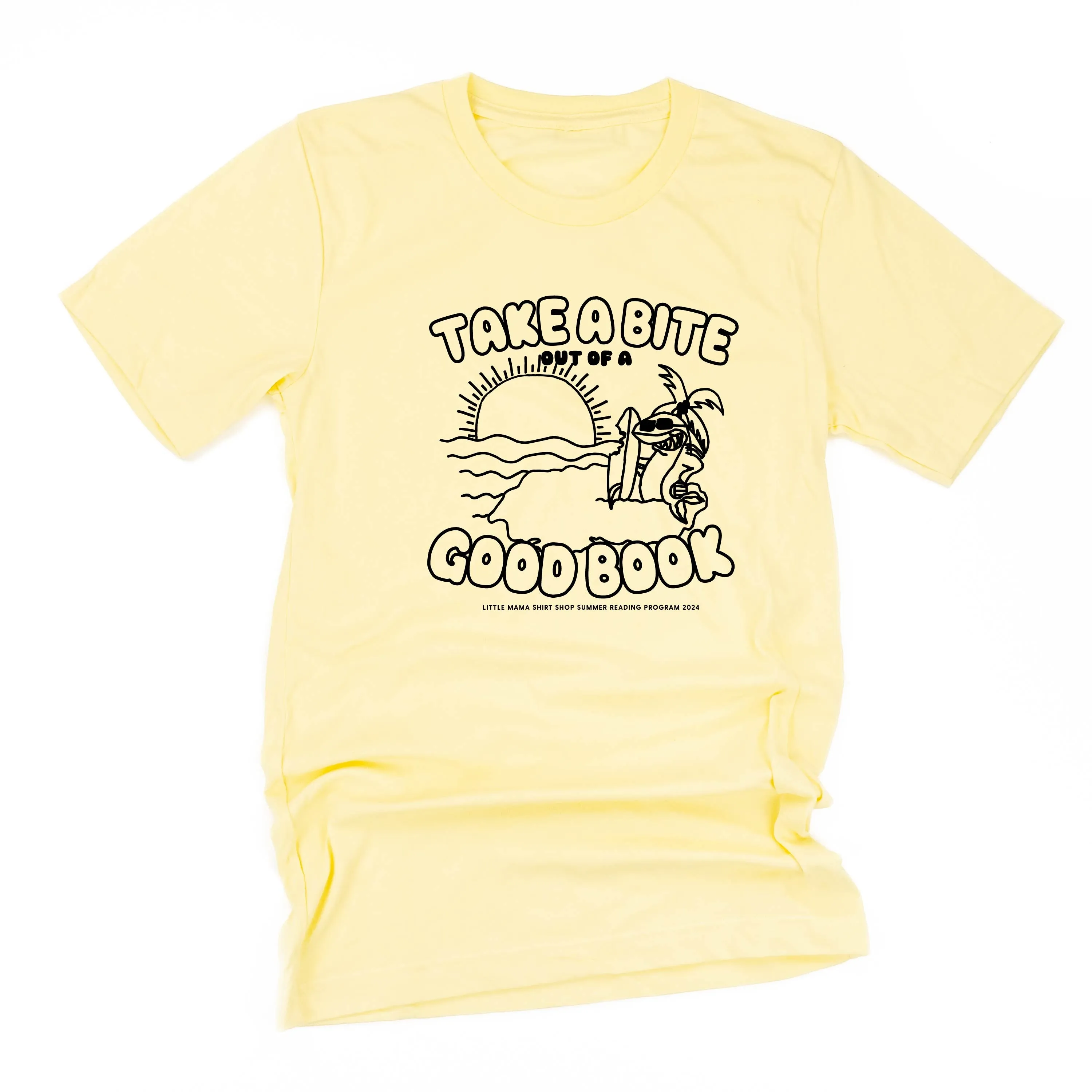 Take A Bite Out of A Good Book - Summer Reading Program 2024 - Unisex Tee