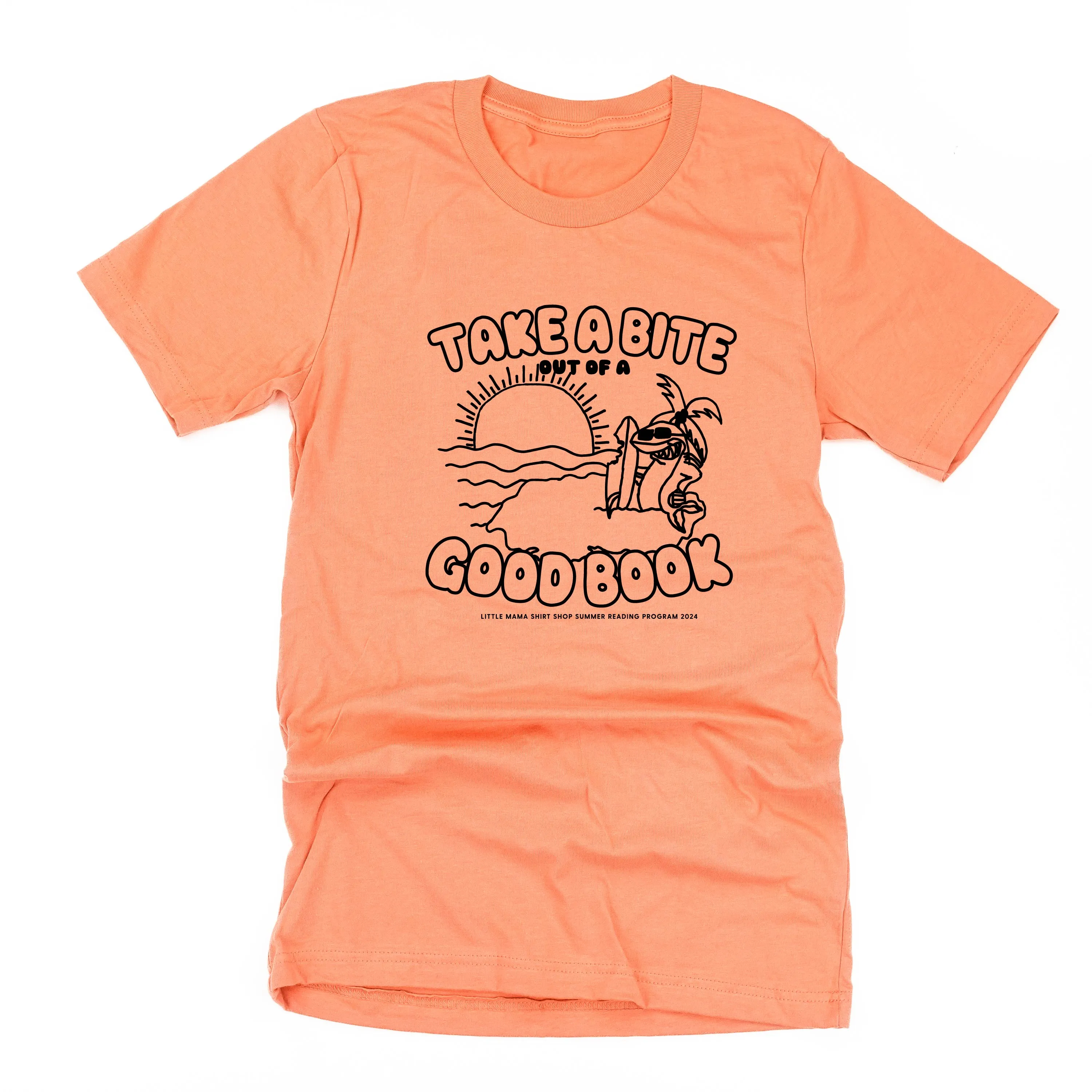 Take A Bite Out of A Good Book - Summer Reading Program 2024 - Unisex Tee