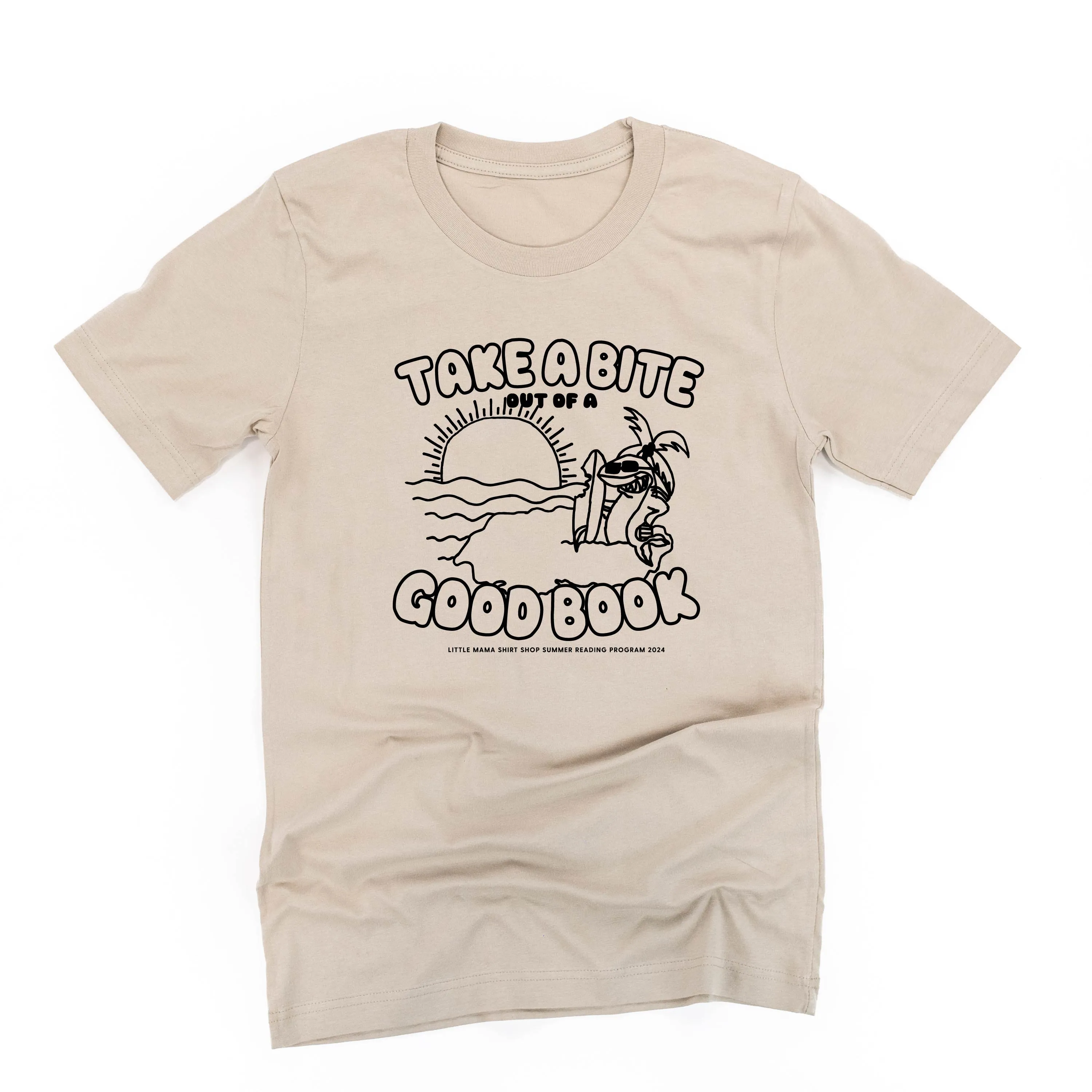 Take A Bite Out of A Good Book - Summer Reading Program 2024 - Unisex Tee