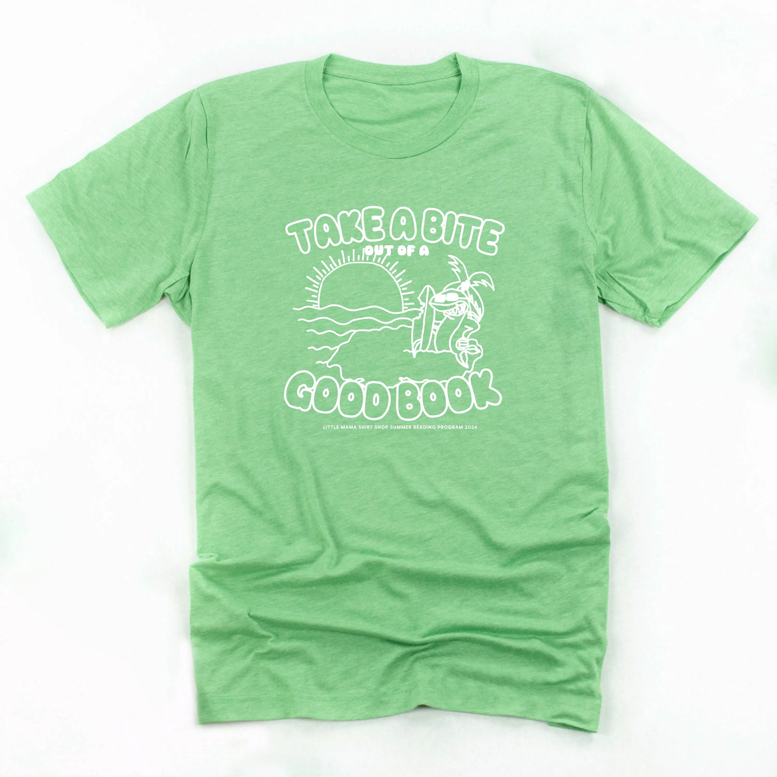 Take A Bite Out of A Good Book - Summer Reading Program 2024 - Unisex Tee