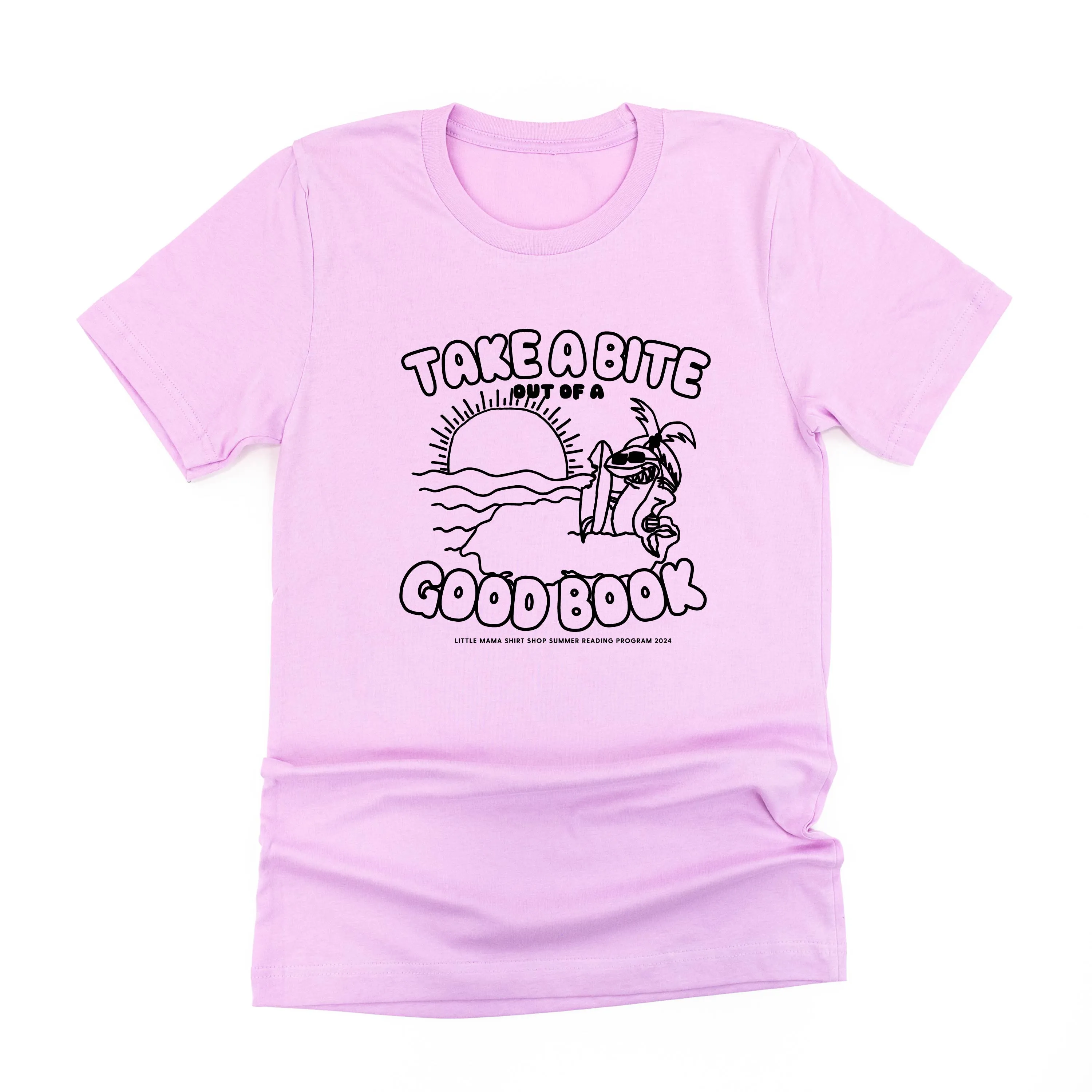 Take A Bite Out of A Good Book - Summer Reading Program 2024 - Unisex Tee