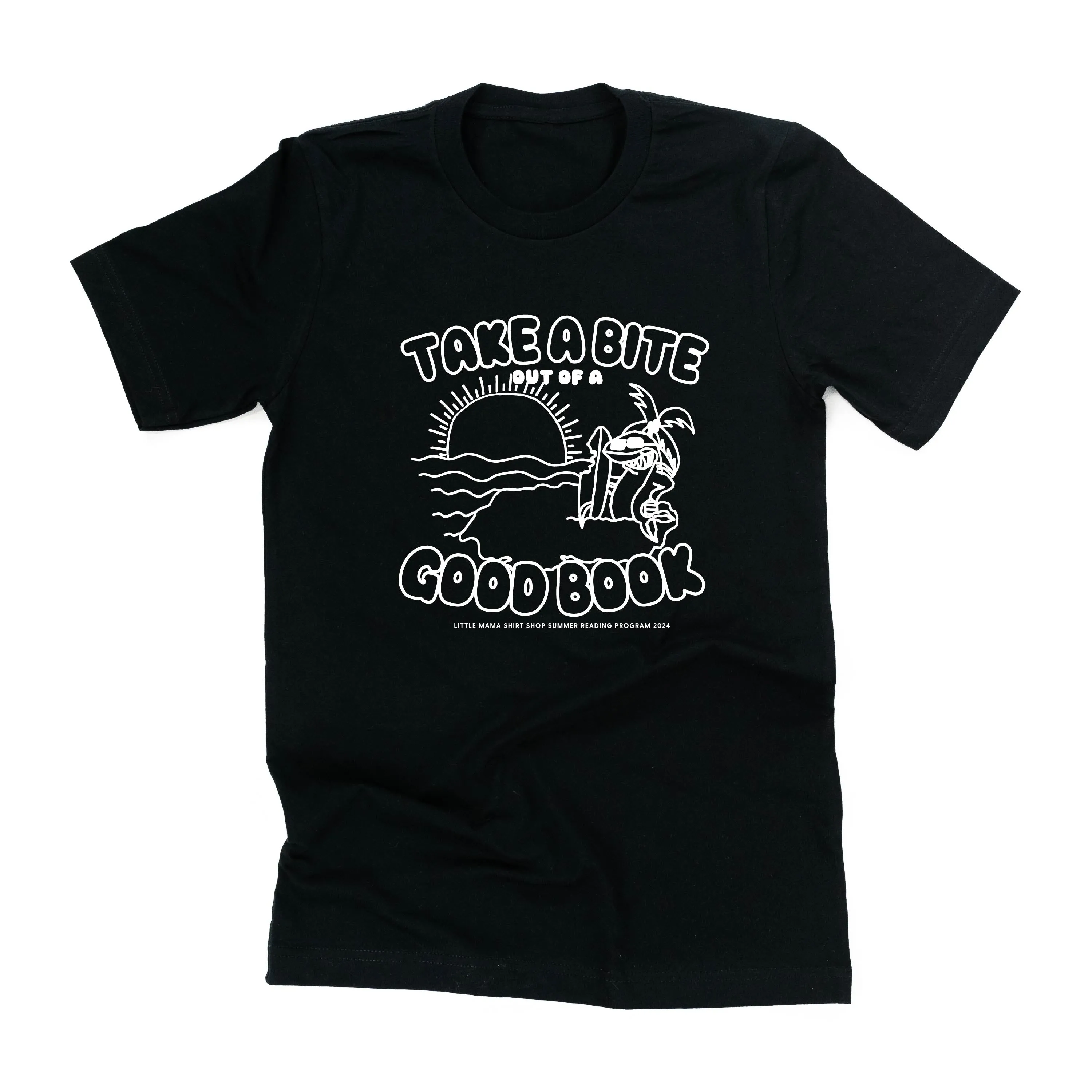 Take A Bite Out of A Good Book - Summer Reading Program 2024 - Unisex Tee