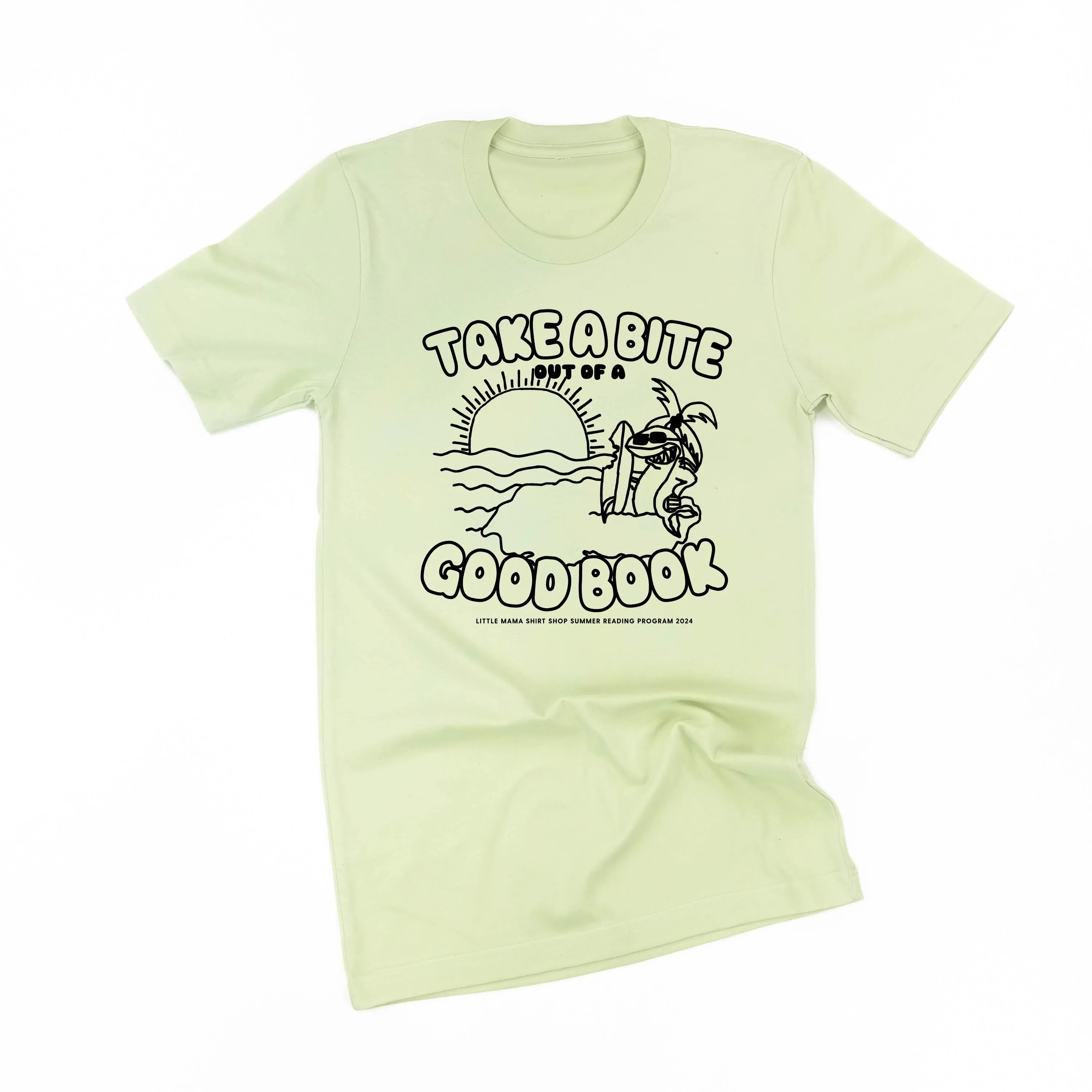 Take A Bite Out of A Good Book - Summer Reading Program 2024 - Unisex Tee