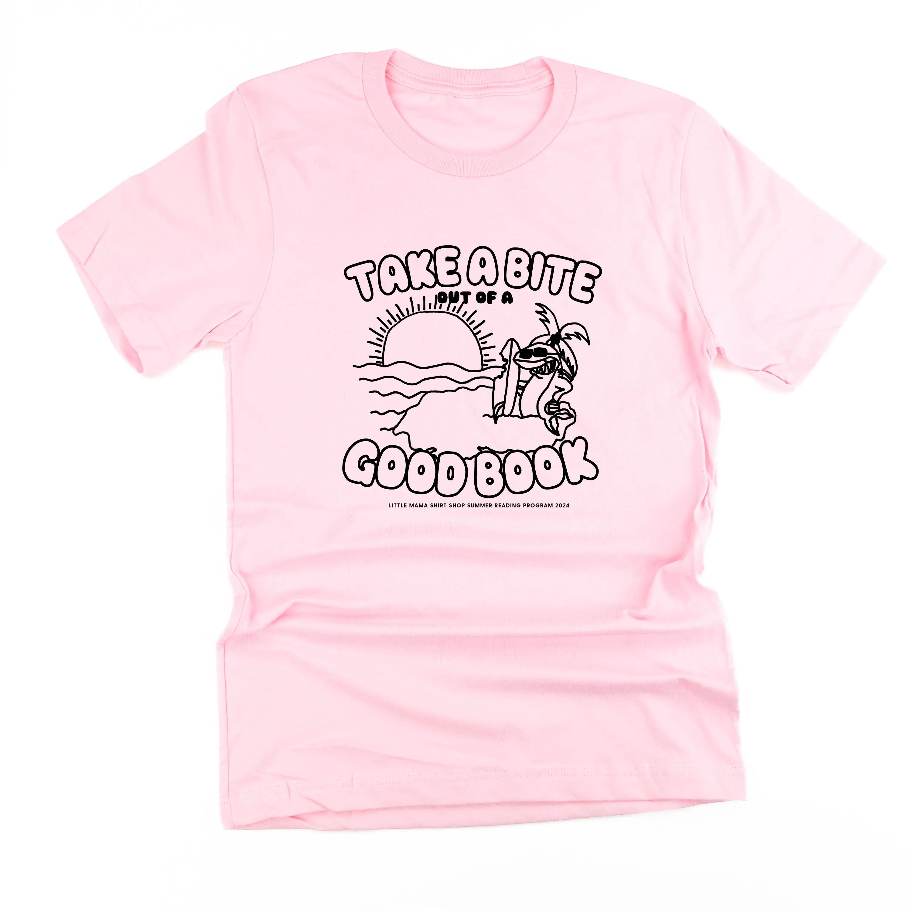 Take A Bite Out of A Good Book - Summer Reading Program 2024 - Unisex Tee