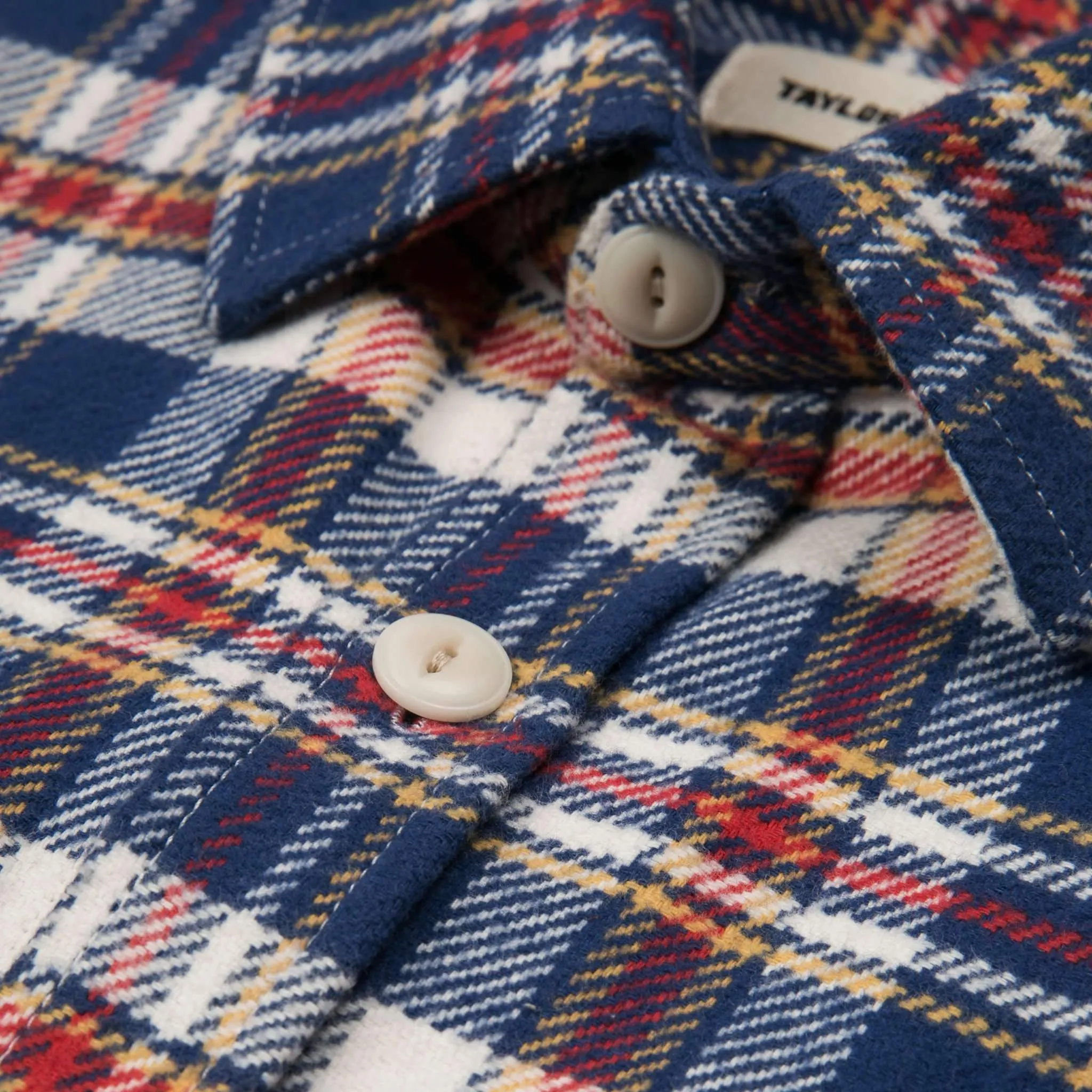 The Crater Shirt in Navy Plaid