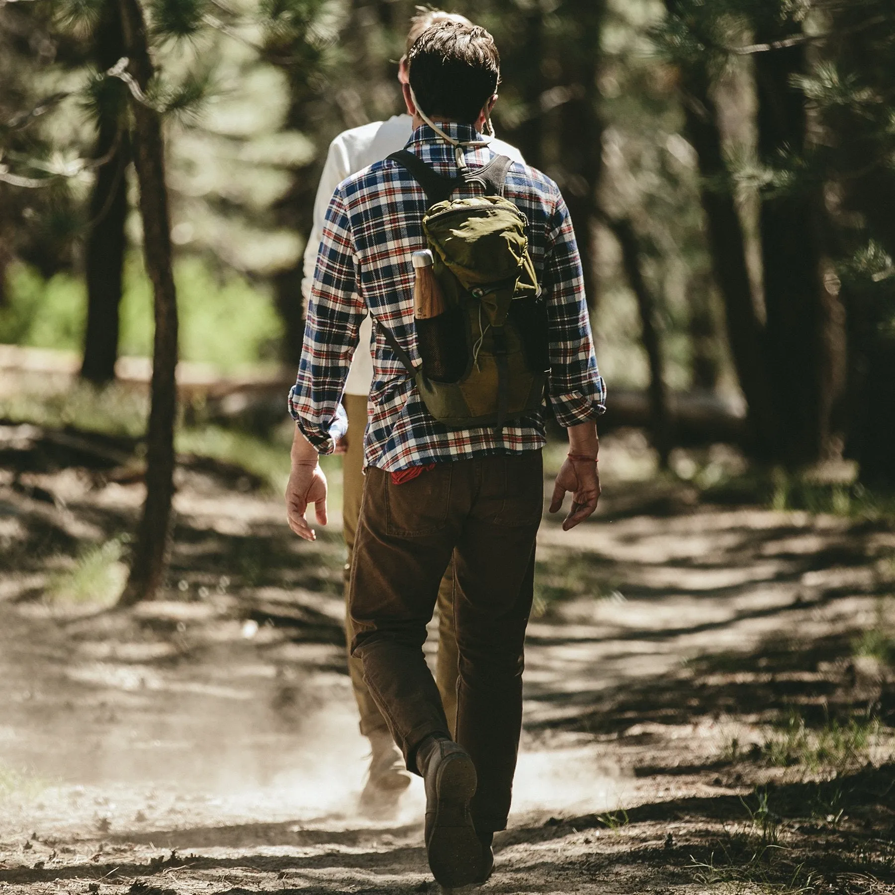 The Crater Shirt in Navy Plaid