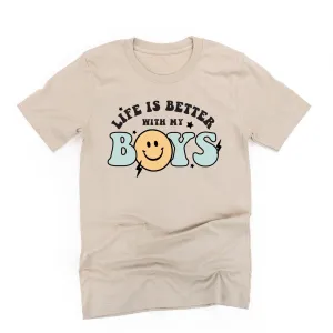 THE RETRO EDIT - Life is Better with My Boys (Plural) - Unisex Tee