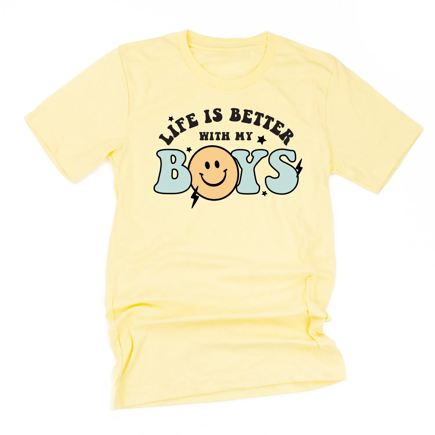 THE RETRO EDIT - Life is Better with My Boys (Plural) - Unisex Tee