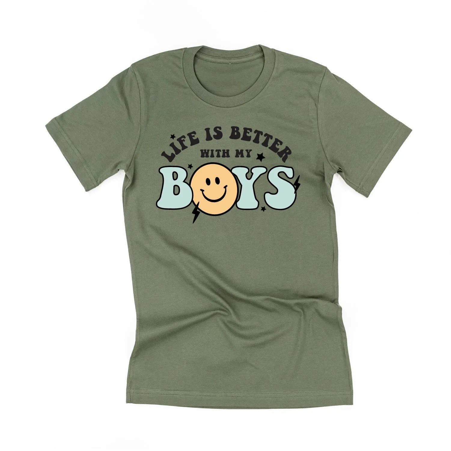 THE RETRO EDIT - Life is Better with My Boys (Plural) - Unisex Tee