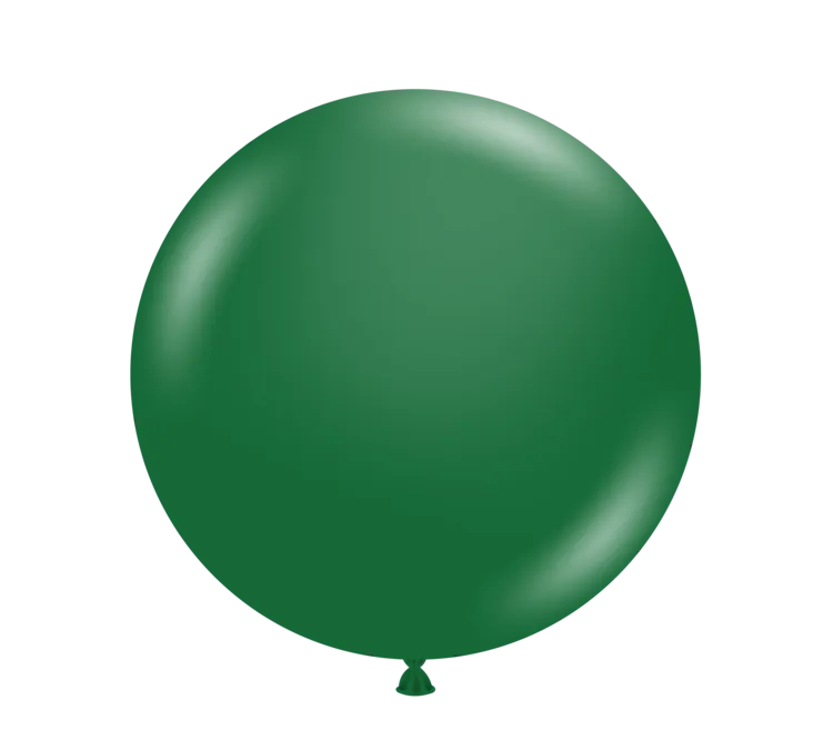 Tuftex 11in Pearlized Forest Green Latex Balloon 100ct