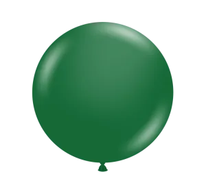 Tuftex 11in Pearlized Forest Green Latex Balloon 100ct