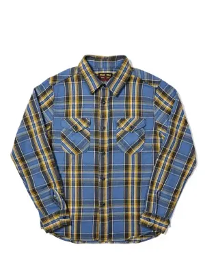 UES Clothing 502352 Heavy Flannel Shirt Blue