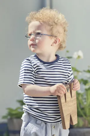 Wheat Baby Boy Striped T-Shirt