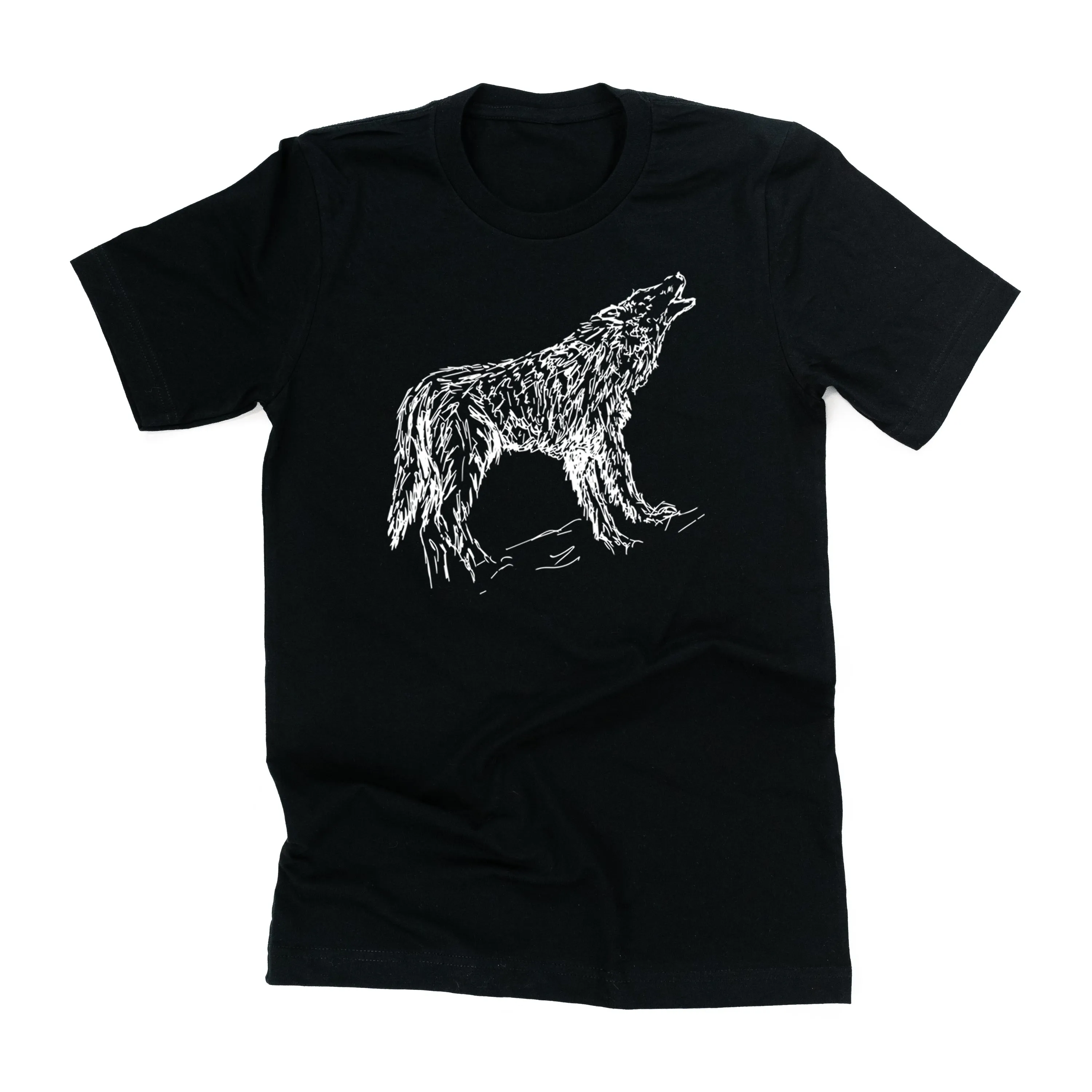 WOLF - HAND DRAWN - Unisex Tee