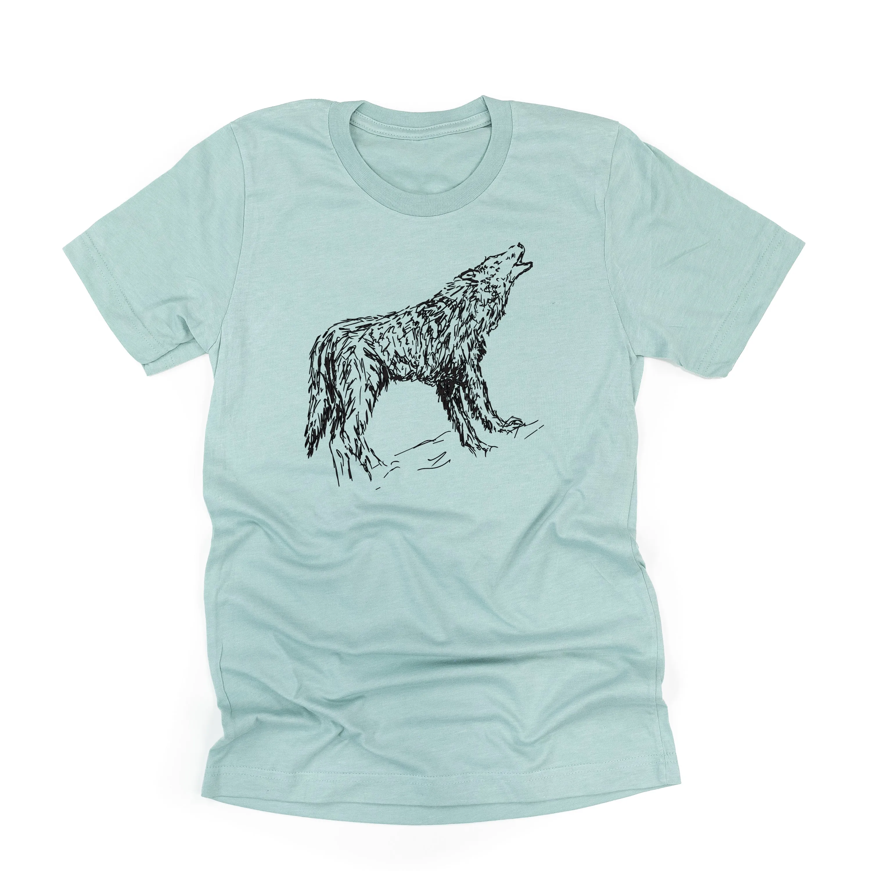 WOLF - HAND DRAWN - Unisex Tee