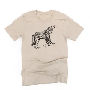 WOLF - HAND DRAWN - Unisex Tee